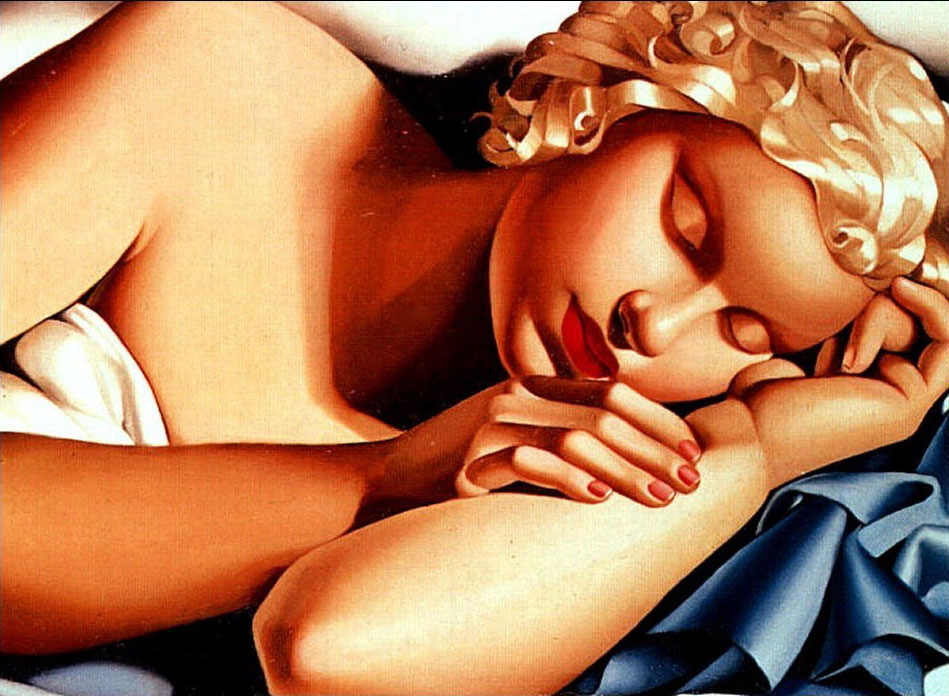 Tamara De Lempicka, Donna che dorme (1935)