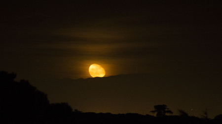 Alba della Luna, 10 novembre 2014 - MyMoon © Valentina Cinelli